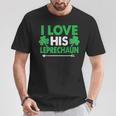 I Love His Leprechaun- St Patrick's Day Couples T-Shirt Personalized Gifts