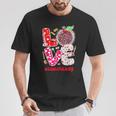 Love Lunch Lady Heart Valentine's Day Cafeteria Worker T-Shirt Unique Gifts