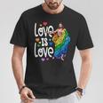 Love Is Love Pride Gay Jesus Pride For Women T-Shirt Unique Gifts