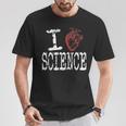I Love Science Cool Heart Graphic Awesome Science Lover T-Shirt Unique Gifts