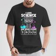 I Love Science And Speak Fluent Sarcasm Nerd Chemistry T-Shirt Personalized Gifts