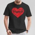 I Love Virginia Heart Southern State Pride T-Shirt Unique Gifts