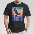 Majestic Eagle Silhouette Freedom's Colors T-Shirt Unique Gifts