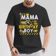Mama Of The Birthday Boy Construction Worker Bday Party T-Shirt Unique Gifts