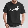 Mama Duck 2 Ducklings Animal Family T-Shirt Unique Gifts