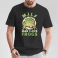 Man Ich Liebe Frogs MILF Frog T-Shirt Lustige Geschenke