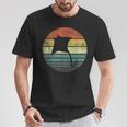 Manta Ray Lover Retro Vintage Ocean Animal Silhouette T-Shirt Unique Gifts