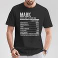 Mark Nutrition Personalized Name Name Facts T-Shirt Funny Gifts