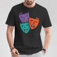 Máscaras De Teatro De Época I Actores I Teatro Camiseta unisex Regalos divertidos