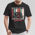 Mein Papa Ist Der Beste Lkw Driver Der Welt Papa Retro T-Shirt Lustige Geschenke