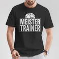 Meister Trainer Fußballtrainer Aus Leidenschaft T-Shirt Lustige Geschenke