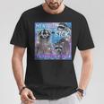 Mentally Sick Physically Thicc Raccoon Meme T-Shirt Unique Gifts