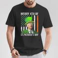 Merry 4Th Of St Patrick's Day Joe Biden Leprechaun Hat T-Shirt Unique Gifts