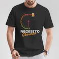 Mexican Beer Necesito Cerveza Cool Sayings Beer Lover T-Shirt Unique Gifts
