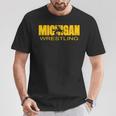 Michigan Wrestling Freestyle Wrestler Mi The Wolverine State T-Shirt Unique Gifts