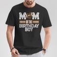 Mom Of The Birthday Boy Football Lover First Birthday Party T-Shirt Personalized Gifts