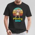 Monkey Dad Lovers Daddy Fathers T-Shirt Unique Gifts