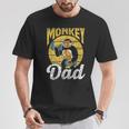 Monkey Dad Monkeys Lover Animal Saying Father Daddy Papa T-Shirt Unique Gifts