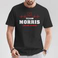 Morris Surname Last Name Family Team Morris Lifetime Member T-Shirt Funny Gifts