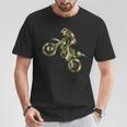 Motocross Dirt Bike Racing Camo Camouflage Boys T-Shirt Unique Gifts