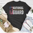 National Guard American Flag Proud Patriotic T-Shirt Unique Gifts