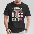 I Need A Huge Cocktail Adult Joke Drinking Quote T-Shirt Unique Gifts