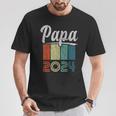 Neuer Papa Frischgebackener Papa Papa 2024 T-Shirt Lustige Geschenke