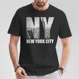New York City Nyc Ny America Queen's Skyline City T-Shirt Personalized Gifts