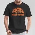 New York City Skyline New York Basketball Fan Jersey T-Shirt Unique Gifts