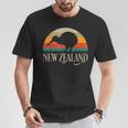 New Zealand Kiwi Vintage Bird Nz Travel Kiwis New Zealander T-Shirt Funny Gifts