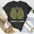 No Smoking Smoke Free Zone For World No Tobacco Day T-Shirt Unique Gifts