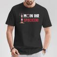 Norddeutsch Moin Ihr Spacken Flat German T-Shirt Lustige Geschenke