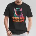 North America Total Solar Eclipse Dog Corgi 2024 Texas Usa T-Shirt Personalized Gifts