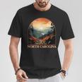 North Carolina Nc Hiking Mountain State Pride T-Shirt Unique Gifts