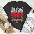 North Pole Correctional Arson Caught Smoking The Mistletoe T-Shirt Personalized Gifts North Pole Correctional Arson Caught Smoking The Mistletoe T-Shirt Personalized Gifts