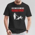 Novio Despedida De Soltero Bajo Nueva Dirección Camiseta Camiseta unisex Lustige Geschenke