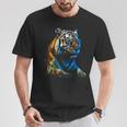Obra De Arte De Tigre Animal Arte Camiseta unisex Regalos divertidos