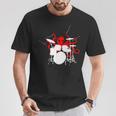 Octopus Playing Drums Drummer Musician-Octopus Lover T-Shirt Unique Gifts
