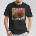 Oh No Cringe Cat French Baguette Internet Cat Meme T-Shirt Lustige Geschenke