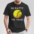 Oklahoma In Patty We Trust Softball Boomer T-Shirt Unique Gifts