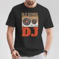 Oldschool Dj Deejay Dj Music Camiseta unisex Regalos divertidos