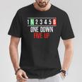 One Down Five Up Gänge Motorrad Motorradfahren Biker Biken T-Shirt Lustige Geschenke