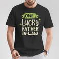 One Lucky Father-In-Law St Patrick's Day Family T-Shirt Unique Gifts
