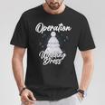 Operation Wedding Dress Mission Accomplished Bridal Party T-Shirt Unique Gifts