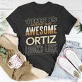 Ortiz Last Name Surname Matching Family Reunion T-Shirt Funny Gifts