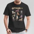Otter Sea Animals Of The World Chibi Otter Lover Educational T-Shirt Unique Gifts