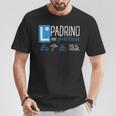 Padrino En Prácticas Anuncio Divertido Del Futuro Padrino Camiseta unisex Regalos divertidos