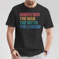 Padrino Hombre Mito Leyenda Ahijado Padrino Camiseta unisex Regalos divertidos