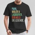 Painter And Painter Dad Legend Fatherintage T-Shirt Lustige Geschenke