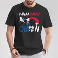 Panamanian Queen Panama Flag Afro-Pride Proud Independent T-Shirt Unique Gifts